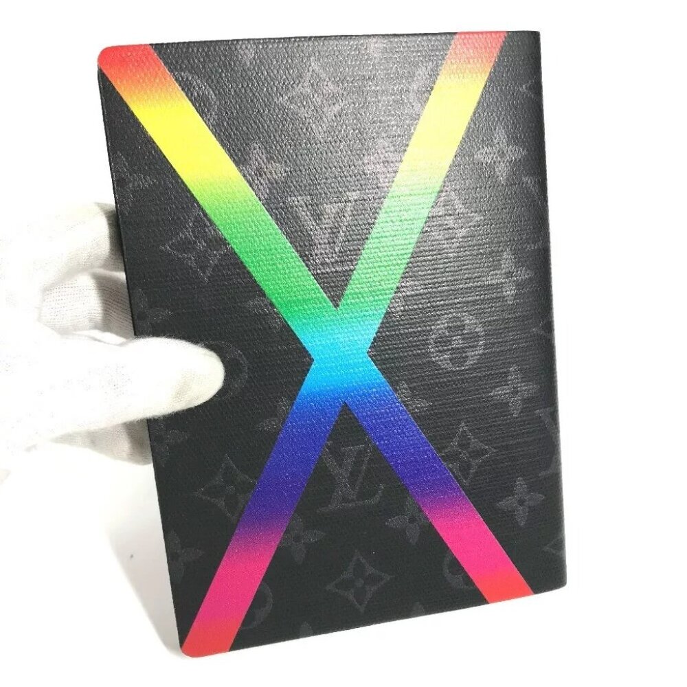 Louis Vuitton Monogram Eclipse Rainbow Kai Eclama… - image 3